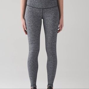 Lululemon Heathered Black Leggings